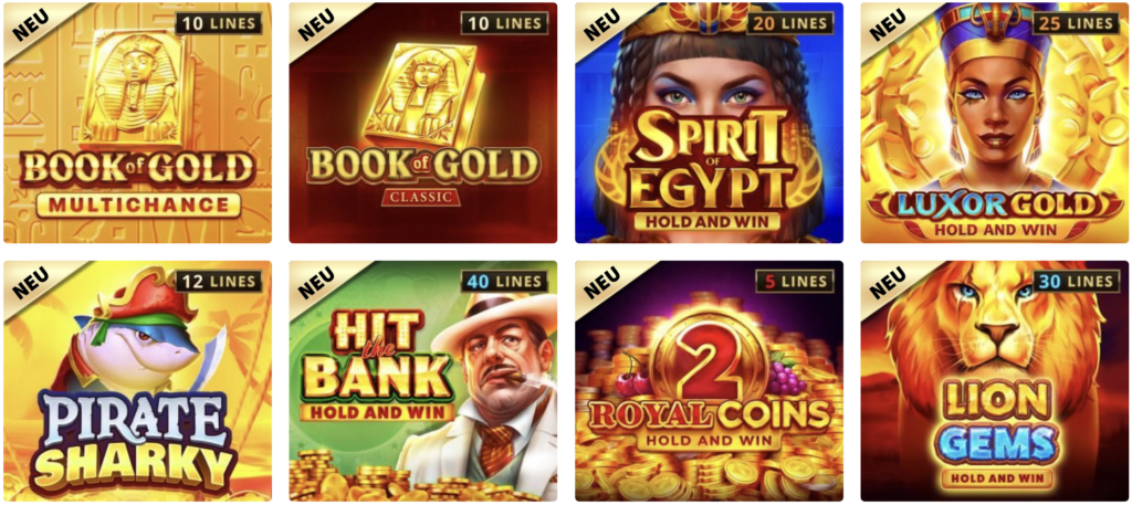 Gold Grand Casino Spielangebot