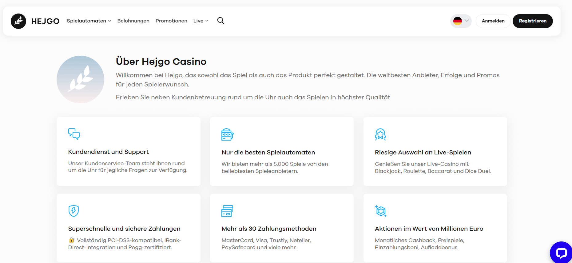 Hejgo Casino Über