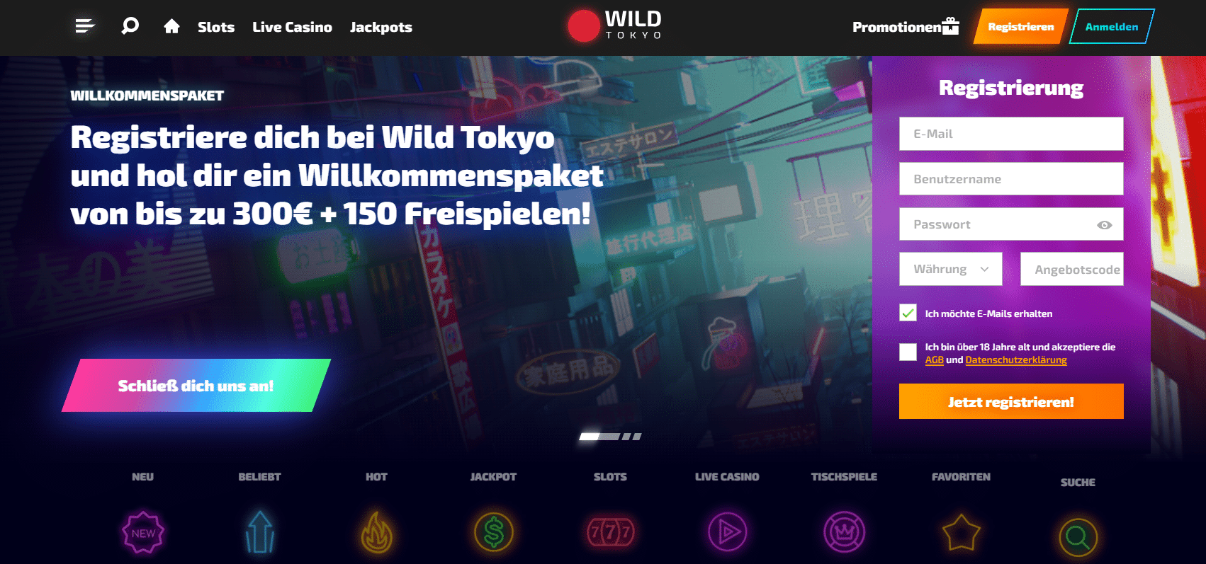 Wild Tokyo Casino Erfahrungen